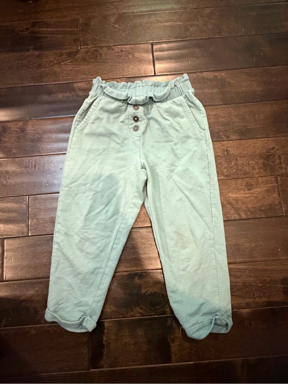 Matilda Jane Mint Blue Ruffle Waist Jogger Pants